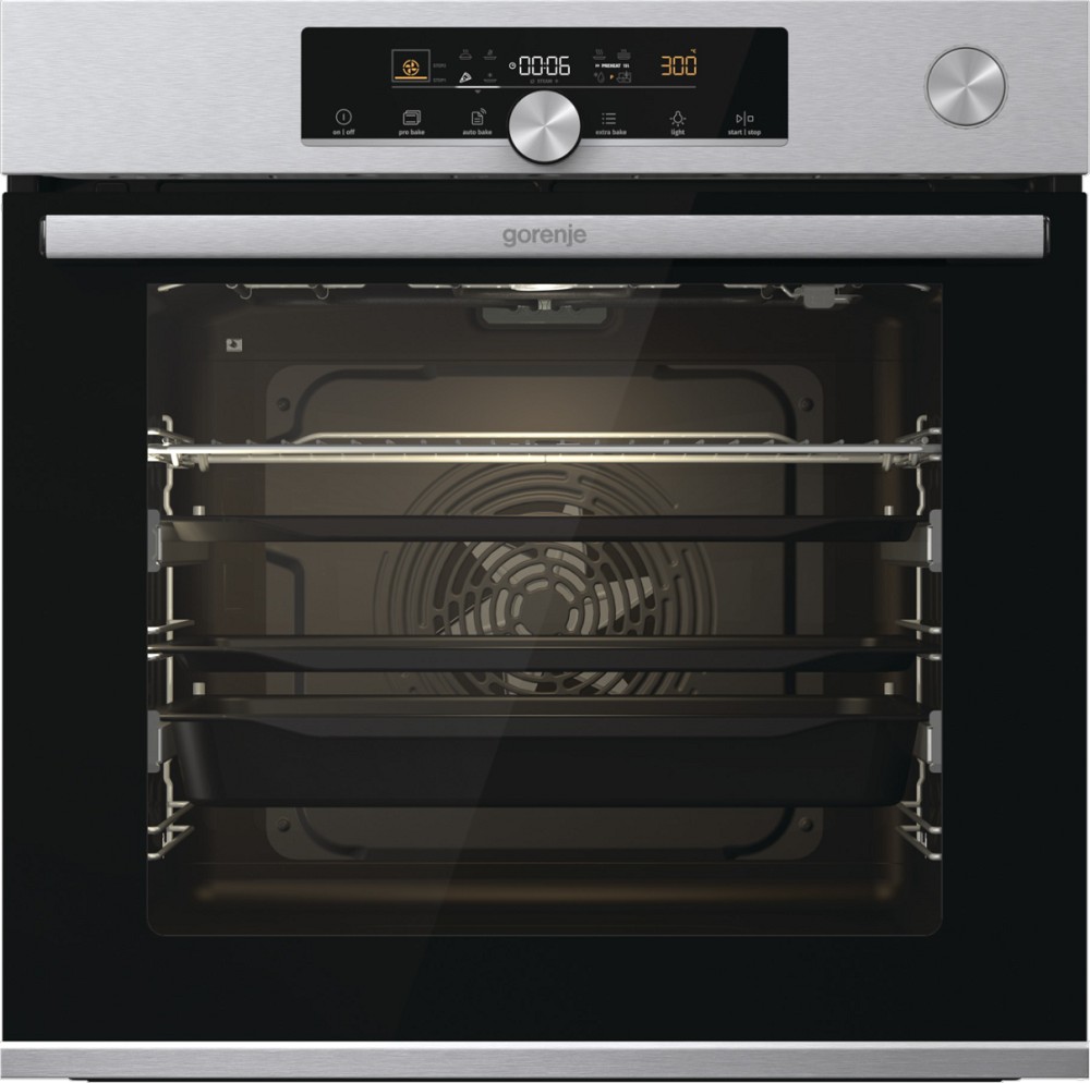 Изображение Духовой шкаф Gorenje BSA6747A04X (77 л , нержавеющая сталь)