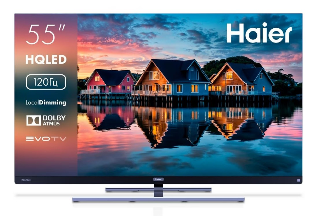 Изображение Телевизор Haier 55 SMART TV S7 55" HDR, 4K Ultra HD Smart TV черный