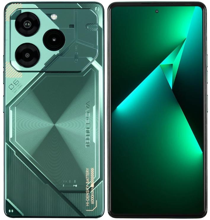 Изображение Смартфон TECNO POVA 6 Pro 5G (256 Гб/12 Гб) зеленый