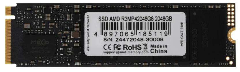 Изображение SSD диск AMD R3MP42048G8 2048 Гб 2280 (R3MP42048G8)