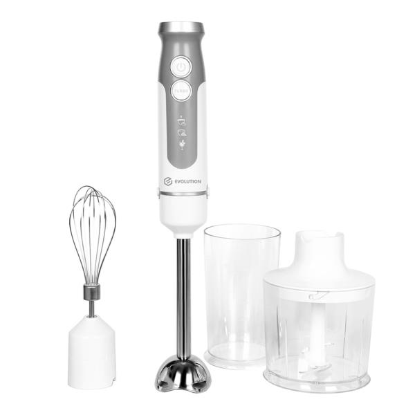 Изображение Блендер EVOLUTION HBS-1342 White (погружной/1300 Вт/белый)
