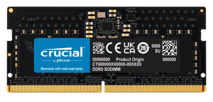 Изображение Оперативная память 8 GB DDR5 Crucial CT8G48C40S5 (38400 Мб/с, 4800 МГц, CL40)