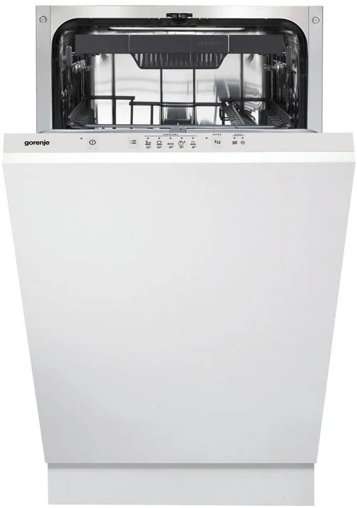 Изображение Встраиваемая посудомоечная машина Gorenje GV520E10S (узкая, 11 комплектов)