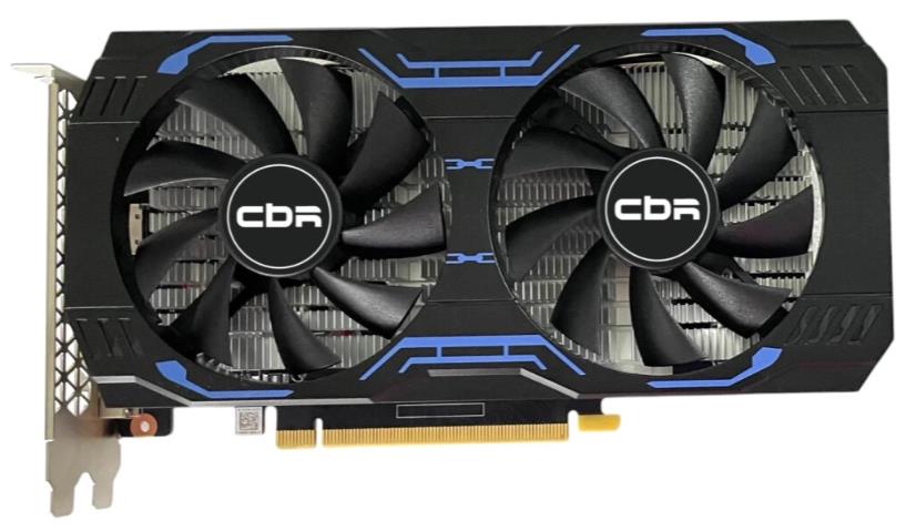 Изображение Видеокарта CBR NVIDIA GeForce GTX 1660 Super 6Gb 6 Гб (NVIDIA GeForce GTX 1660 SUPER, GDDR6)/(VGA-STX1660S-6G-RTL)