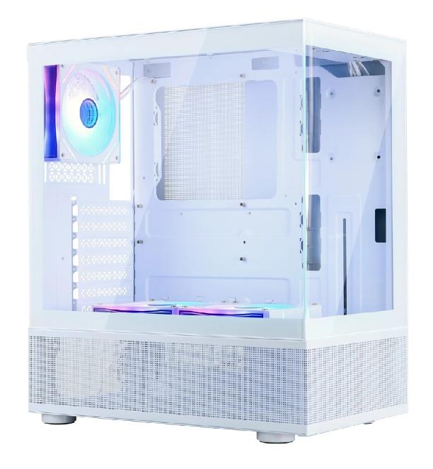 Изображение Корпус 1STPLAYER MIKU Mi7-A ARGB White (mATX, ATX, Mini-ITX, белый, без БП)/(Mi7-A-WH-2FC7R-W-1FC7-W)