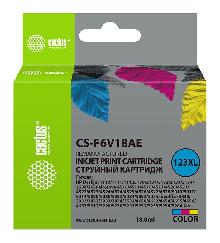 Изображение Картридж Cactus CS-F6V18AE