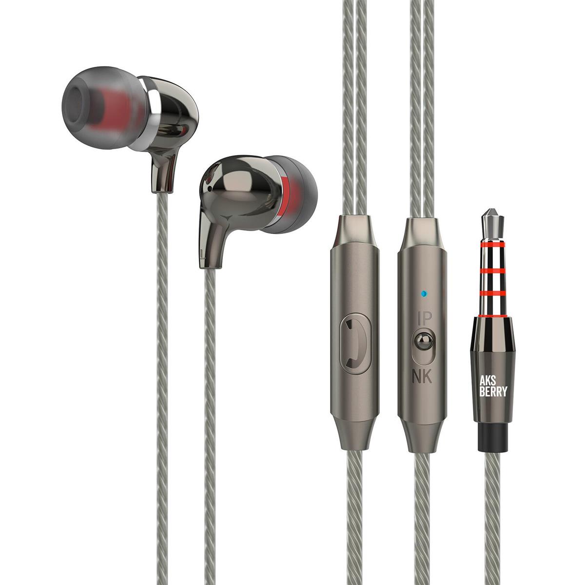 Изображение Наушники Aksberry (6900294020019) Y1 с микрофоном черный