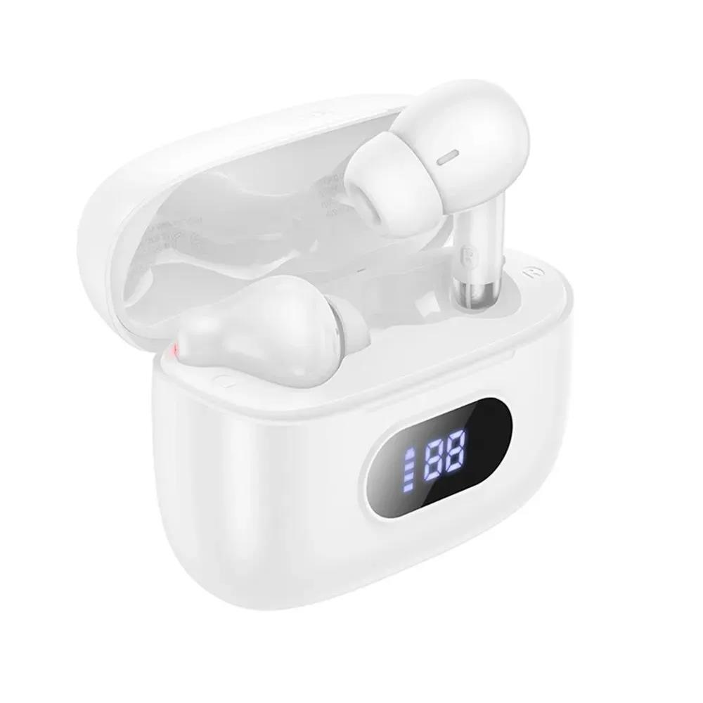 Изображение Bluetooth-гарнитура/наушники Hoco (6942007623643) EQ2 Plus Thought , White (белый)