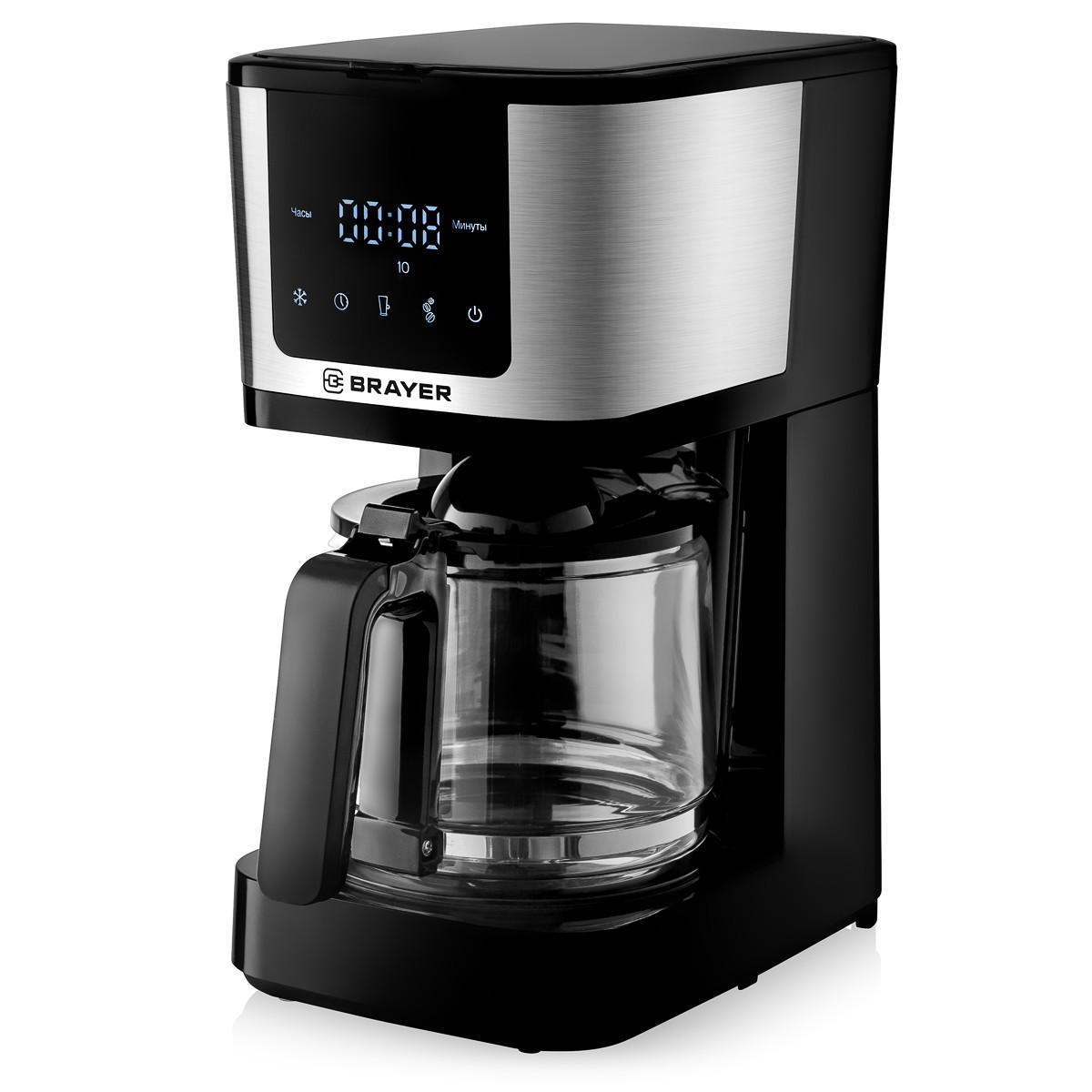 Изображение Кофеварка Brayer BR1125 (капельная/1,25 л /900 Вт )