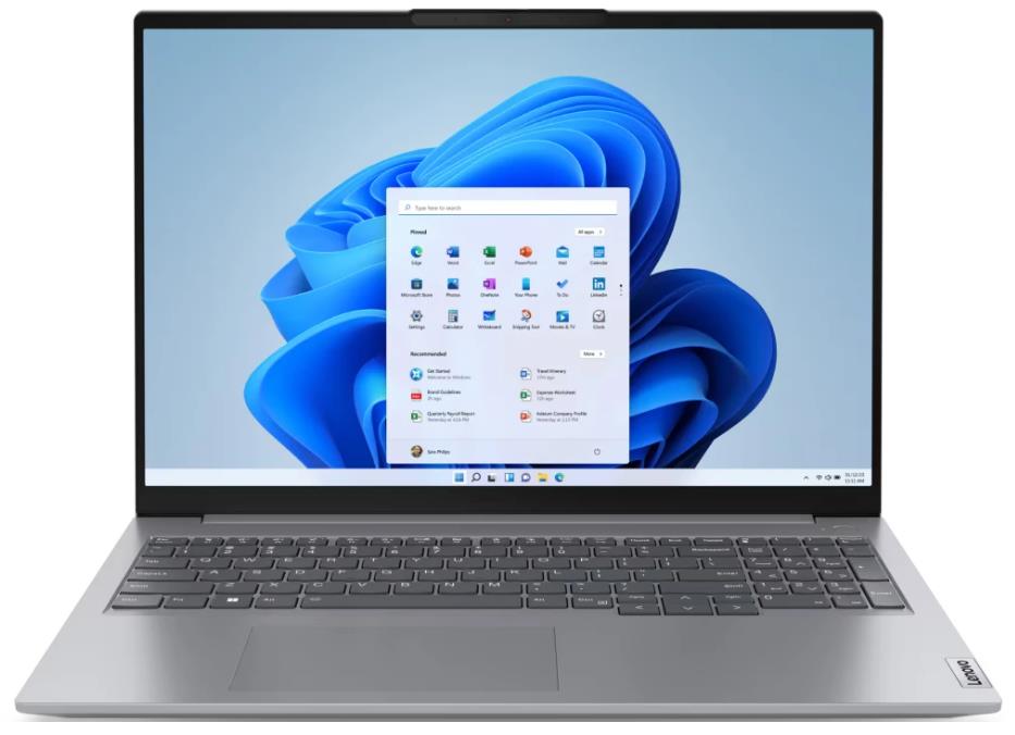 Изображение Ноутбук Lenovo ThinkBook 16 G6 IRL (Intel 13420H 2100 МГц/ SSD 512 ГБ  /RAM 8 ГБ/ 16" 1920x1200/VGA встроенная/ Без ОС) (21KH00RRAK)