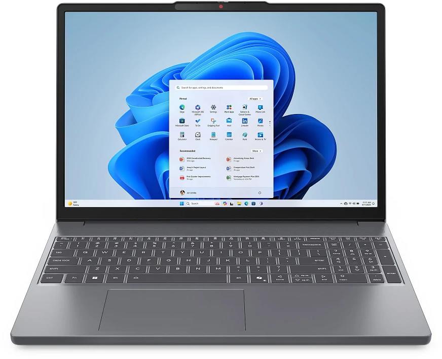 Изображение Ноутбук Lenovo IdeaPad Slim 3 15ARP10 (AMD 7533HS 3300 МГц/ SSD 512 ГБ  /RAM 16 ГБ/ 15.3" 1920x1200/VGA встроенная/ Без ОС) (83K7000URK)