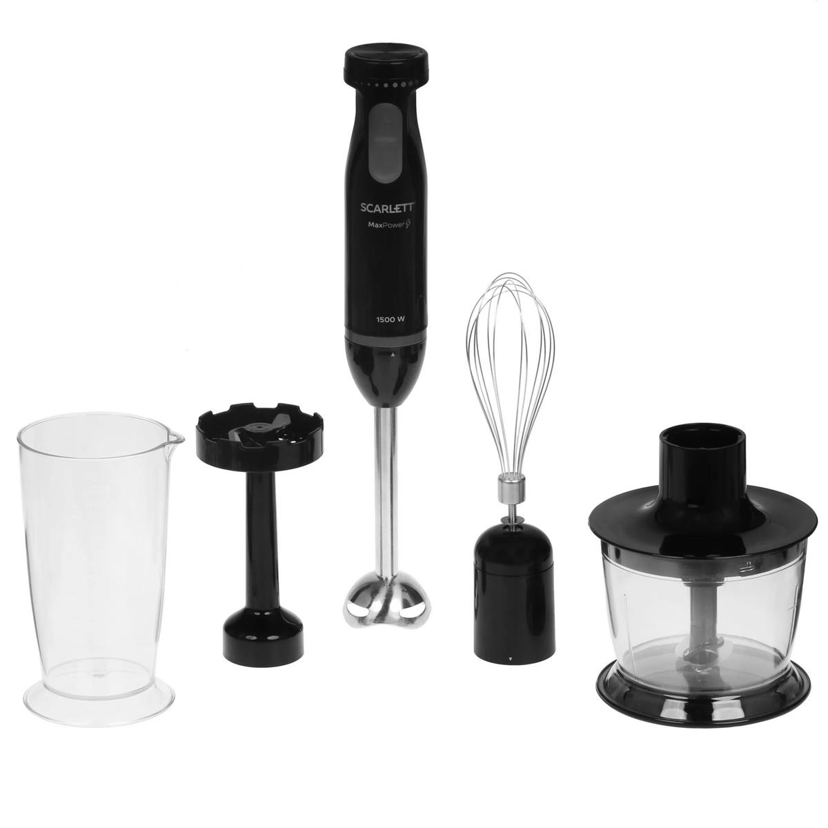 Изображение Блендер Scarlett SC-HB42M47 (погружной/1500 Вт/черный)