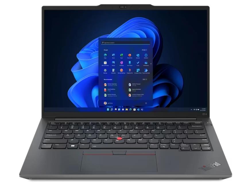 Изображение Ноутбук Lenovo ThinkPad E14 Gen 5 (AMD 7430U 2300 МГц/ SSD 512 ГБ  /RAM 32 ГБ/ 14" 1920x1200/VGA встроенная/ Без ОС) (21JR005RGQ_32)