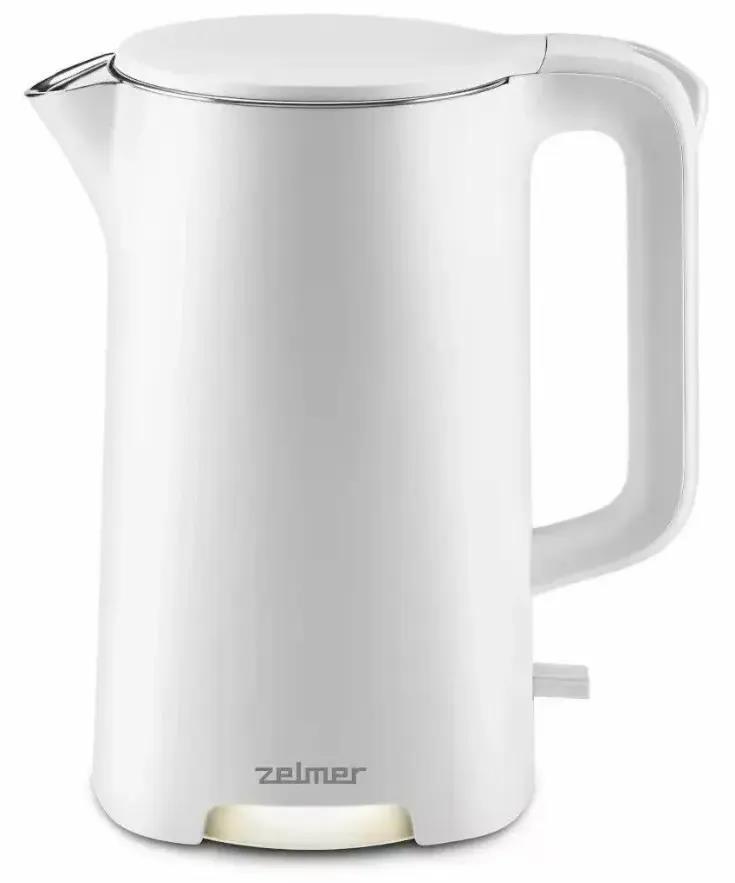 Изображение Электрический чайник Zelmer ZCK8040 (1800 Вт/1,7 л /пластик/белый)