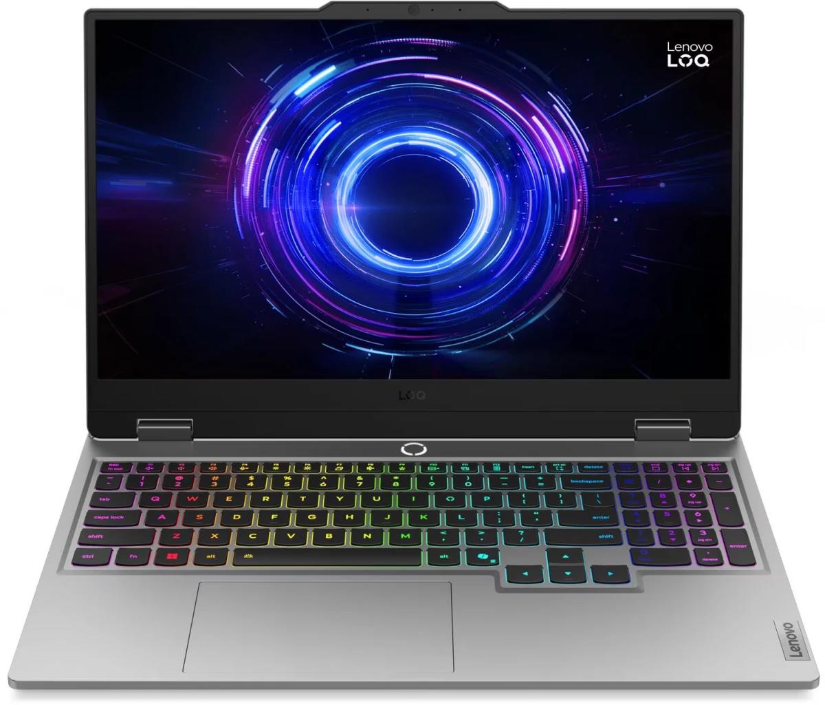 Изображение Ноутбук Lenovo LOQ 15IRX10 (Intel 13700HX 2100 МГц/ SSD 512 ГБ  /RAM 24 ГБ/ 15.6" 1920x1080/VGA дискретная/ Без ОС) (83JE00L3PS)
