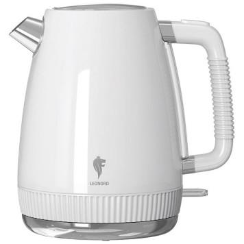 Изображение Электрический чайник Leonord LE-1546 (111161) (2200 Вт/1,7 л /нержавеющая сталь/белый)