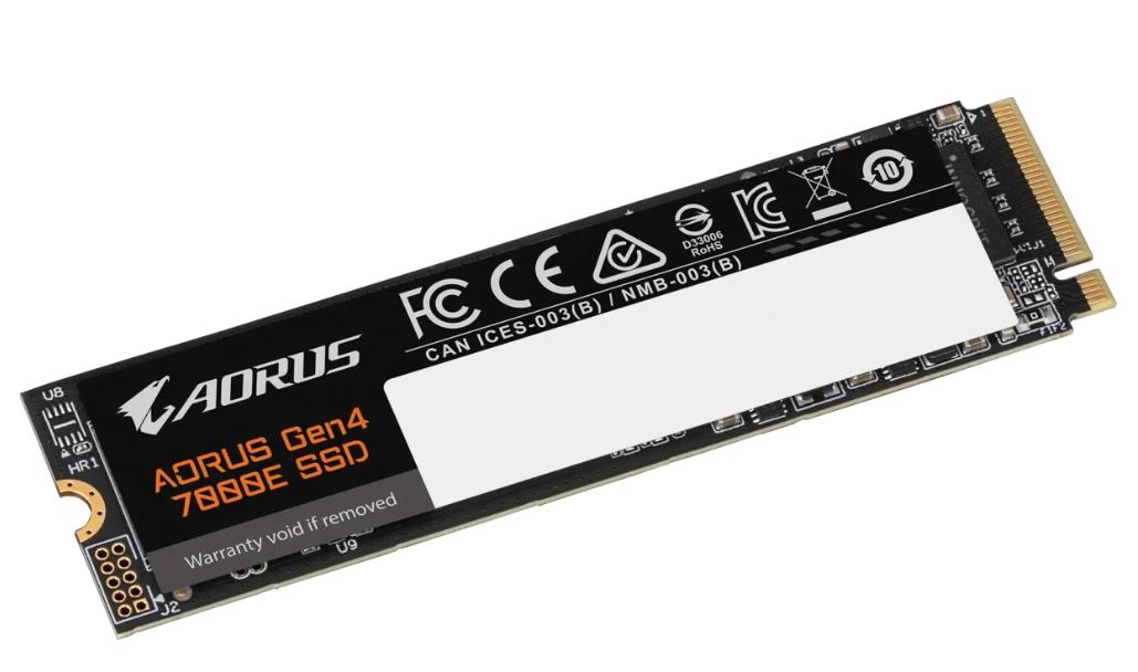 Изображение SSD диск GIGABYTE AORUS Gen4 7000E 4000 Гб 2280 (AG470E4TB)