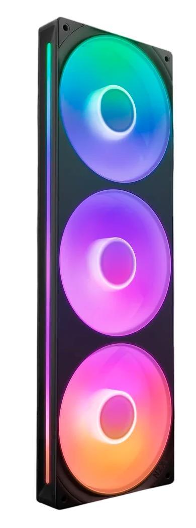 Изображение Вентилятор NZXT F360 RGB Core Black (2400 об/мин , 120x120x25 мм,4-pin PWM)