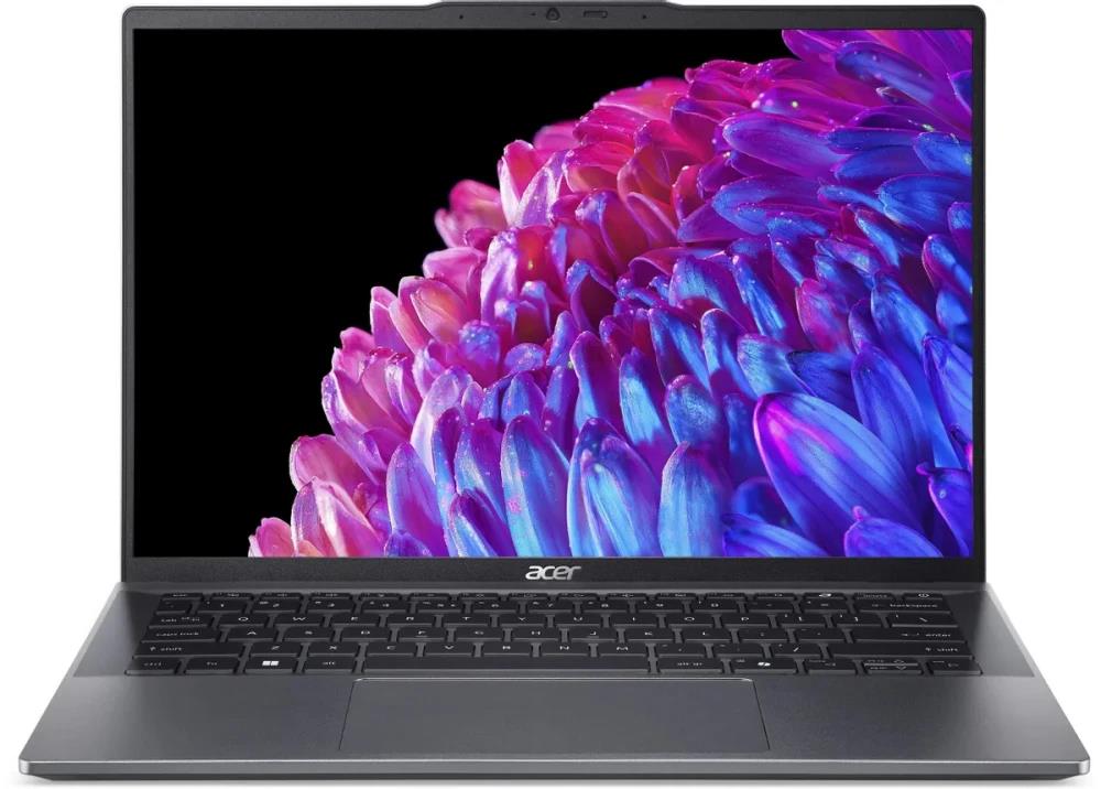 Изображение Ноутбук Acer Swift Go 14 SFG14-63-R7T4 (AMD 8945HS 4000 МГц/ SSD 1024 ГБ  /RAM 32 ГБ/ 14" 2880x1800/VGA встроенная/ Windows 11 Home) (NX.KTSCD.001)