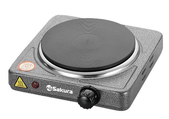 Изображение Плита настольная Sakura ПЭ-01 (электрическая, чугун, графит)