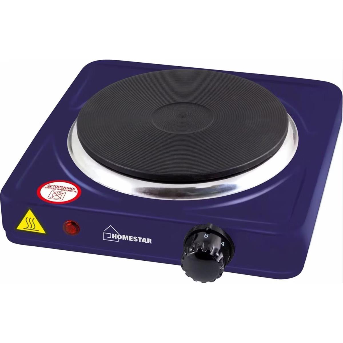 Изображение Плита настольная HOMESTAR HS-1102 (электрическая, чугун, сапфир)