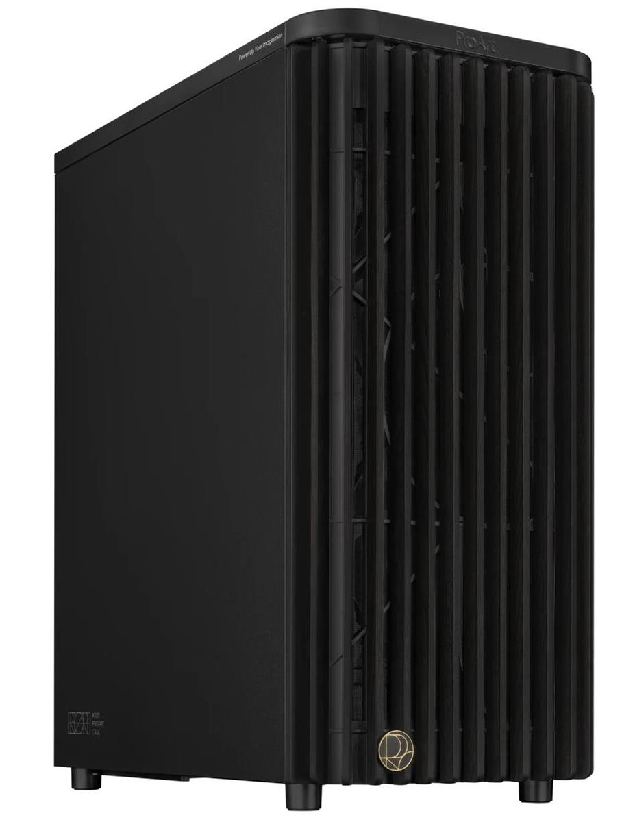 Изображение Корпус Asus ProArt PA401 Wood Edition Metal Panel Black (mATX, ATX, Mini-ITX, черный, без БП)/(90DC00M0-B39010)