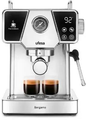 Изображение Кофеварка Ufesa BERGAMO серебристый (рожковая//1350 Вт )