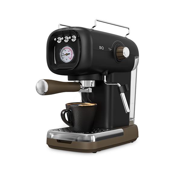 Изображение Кофеварка BQ CM2004 черный (рожковая//1100 Вт )