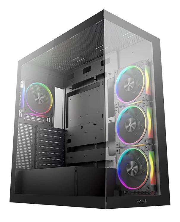 Изображение Корпус Deepcool CG580 4F V2 Black (mATX, ATX, Mini-ITX, черный, без БП)/(CG580 4F V2)