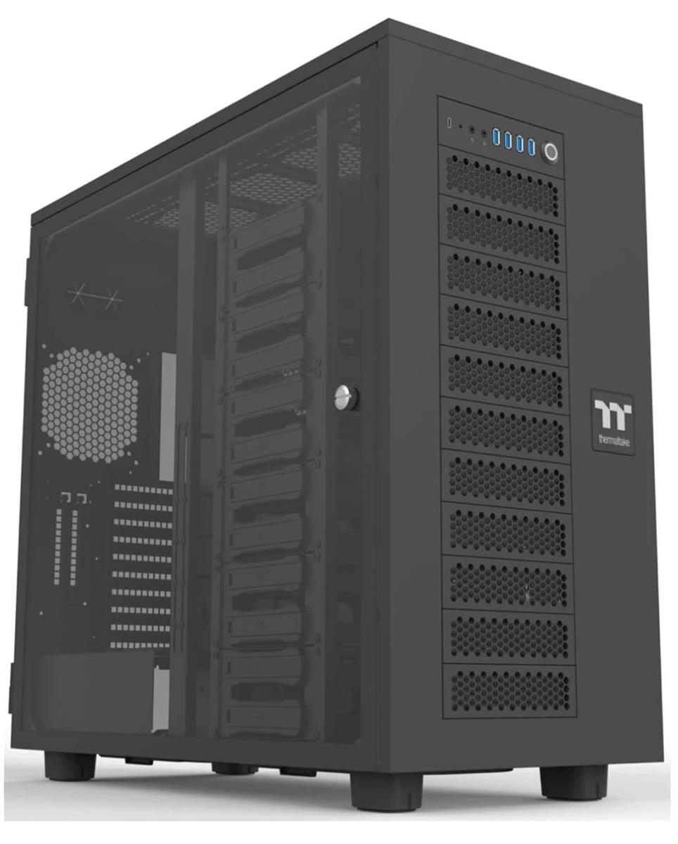 Изображение Корпус Thermaltake AX700 TG Black (mATX, ATX, Mini-ITX, EATX, SSI EEB, SSI CEB, XL-ATX, черный, без БП)/(CA-11B-00F1WN-00)