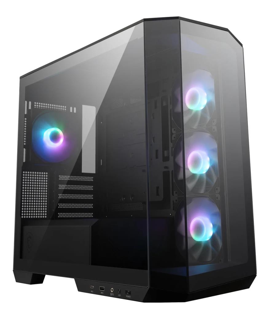 Изображение Корпус MSI MAG Pano M100R PZ Black (mATX, Mini-ITX, черный, без БП)/(306-7G24R21-809)