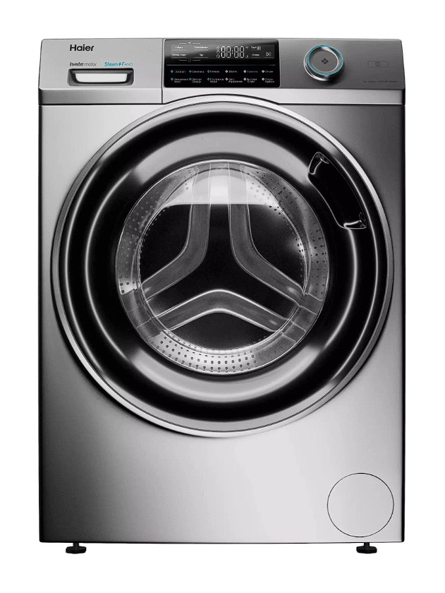 Изображение Стиральная машина Haier HW70-BP12969ASE, серебристый (фронтальная, 7 кг, 1200 об/мин )