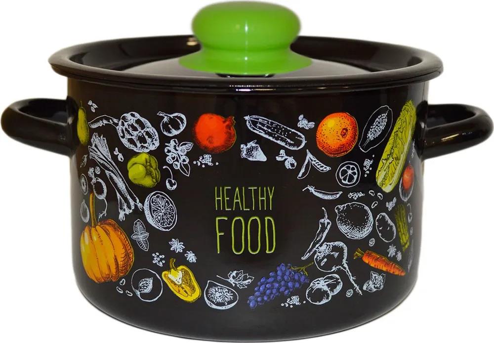 Изображение Кастрюля Appetite 1с16с/1 Healthy food эмал цил (2,9 л )