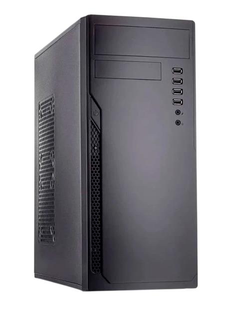 Изображение Корпус Foxline FL-301-RW (mATX, ATX, Mini-ITX, черный, без БП)/(FL-301-RW)