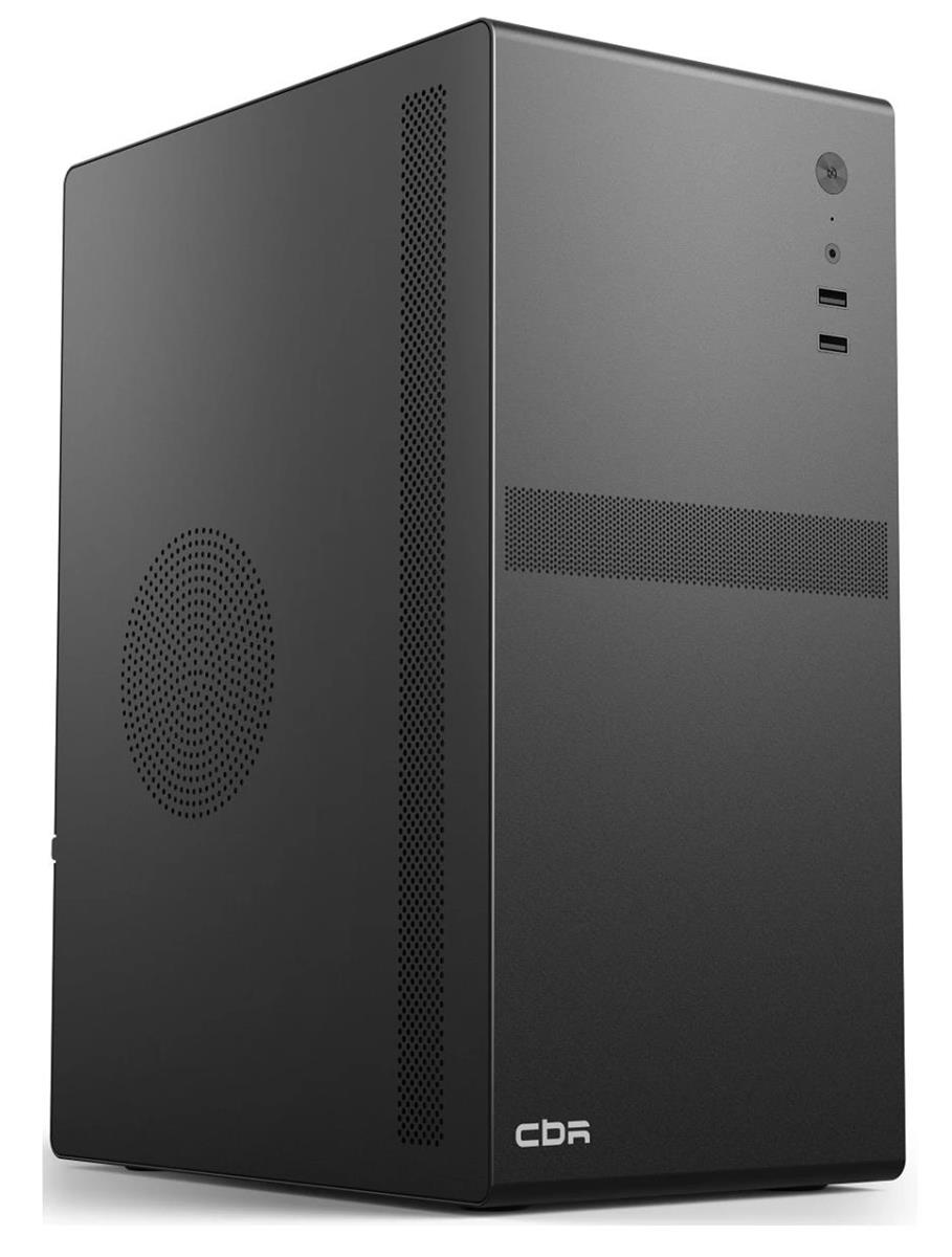 Изображение Корпус CBR PCC-MATX-V201-WPSU (mATX, Mini-ITX, черный, без БП)/(PCC-MATX-V201-WPSU)