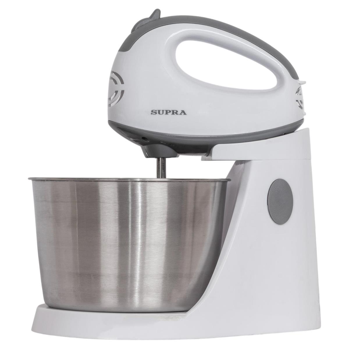 Изображение Миксер Supra MKS-601 (550 Вт /серый, белый)