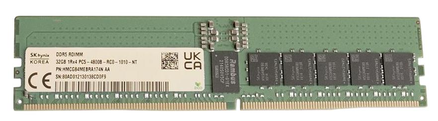 Изображение Оперативная память 1x32 GB DDR5 Hynix HMCG84MEBRA174N (38400 Мб/с, 4800 МГц, CL40)