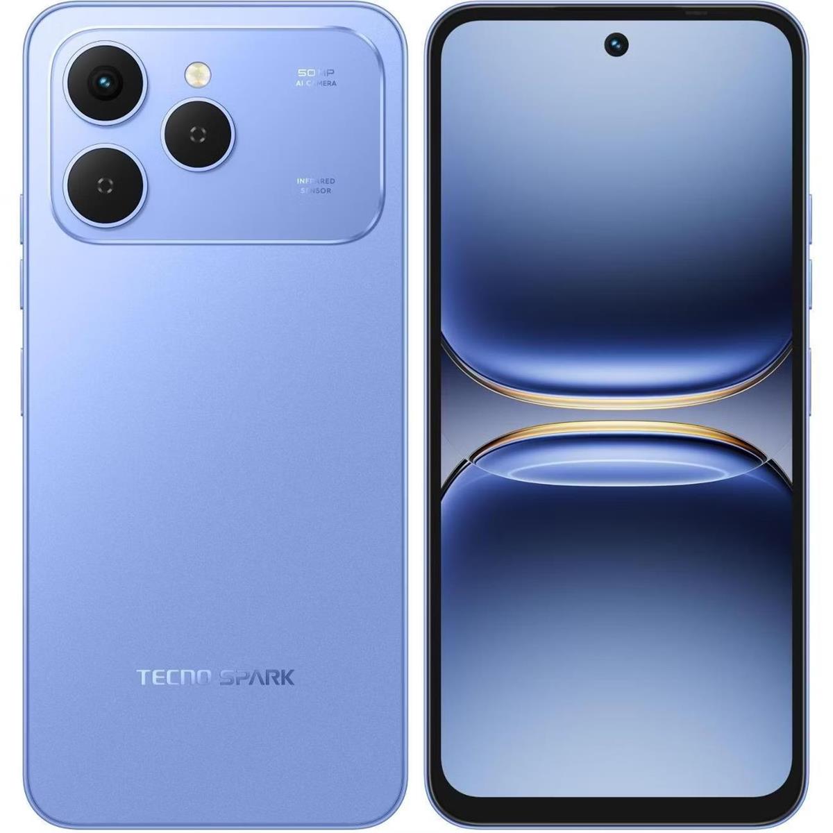 Изображение Смартфон TECNO Spark 40 8/256Gb Blue (/) синий
