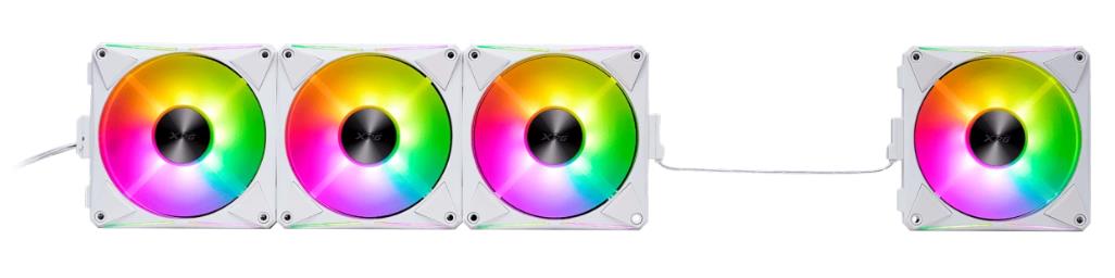 Изображение Вентилятор ADATA XPG HURRICANE MAG 120 PWM ARGB White (2000 об/мин , 120x120x25 мм,4-pin PWM)