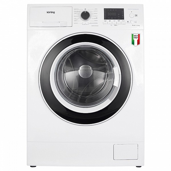 Изображение Стиральная машина Korting KWM 42ID1460, белый (фронтальная, 6 кг, 1400 об/мин )