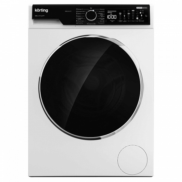 Изображение Стиральная машина Korting KWM 63IL14119, белый (фронтальная, 11 кг, 1400 об/мин )