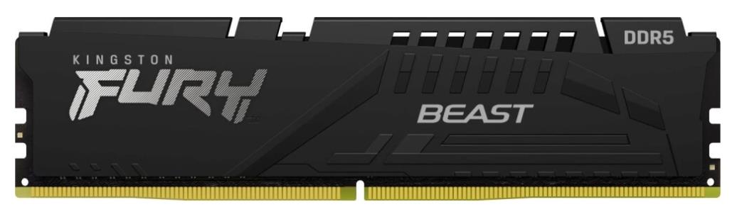 Изображение Оперативная память 1х64 GB DDR5 Kingston Fury Beast (44800 Мб/с, 5600 МГц, CL40)