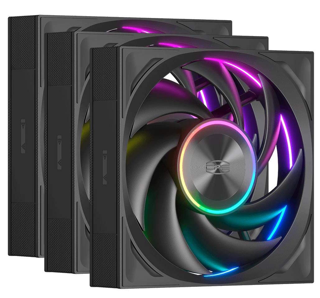 Изображение Вентилятор PCcooler F7 X120 ARGB Black (3000 об/мин , 120x120x25 мм,4-pin PWM)