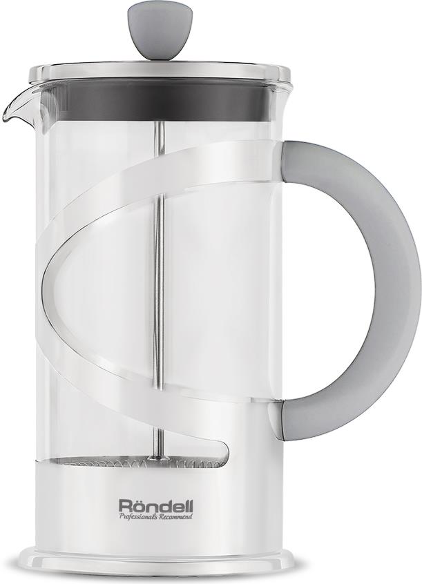 Изображение Френч-пресс Rondell Crystal Grey RDS-840, 1000 мл,серый