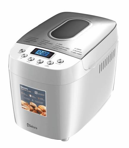 Изображение Хлебопечь Sakura SA-7510W (белый)