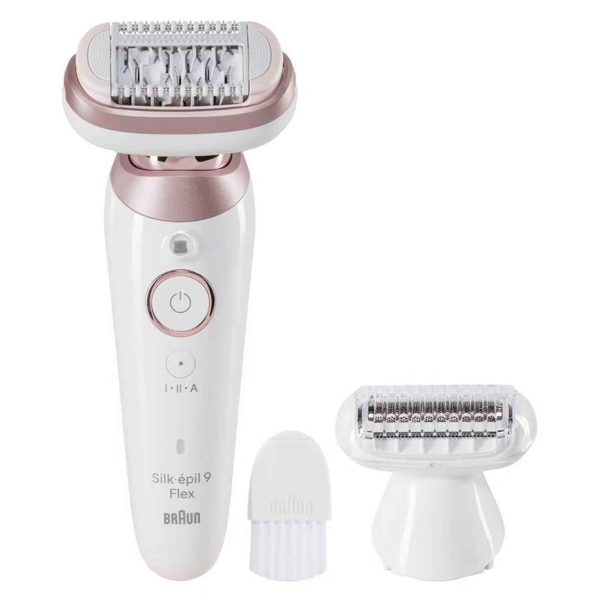 Изображение Эпилятор Braun S9 Flex SES 9-030 3D золотистый, белый (от сети, от аккумулятора)