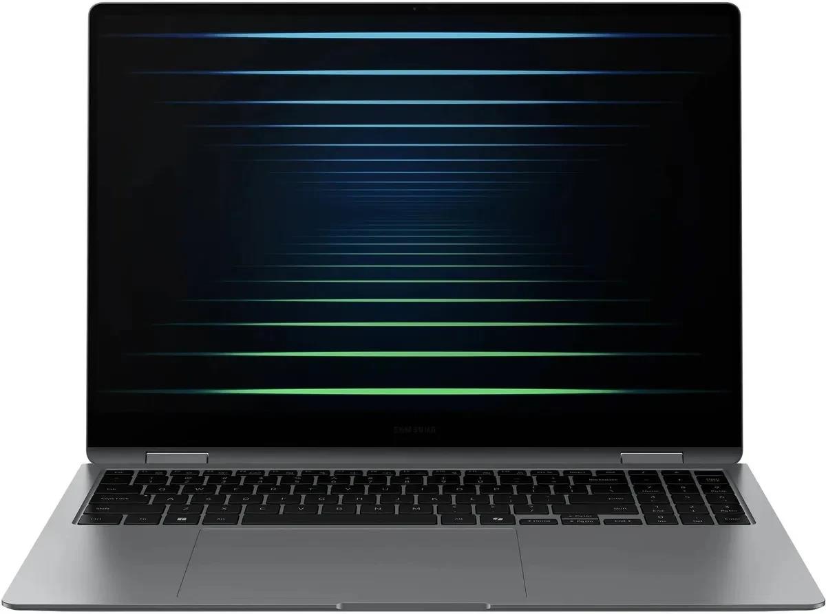 Изображение Ноутбук Samsung Galaxy Book5 Pro 360 (Intel 256V 2200 МГц/ SSD 512 ГБ  /RAM 16 ГБ/ 16" 2880x1800/VGA встроенная/ Windows 11 Home) (NP960QHA-KG1IN)