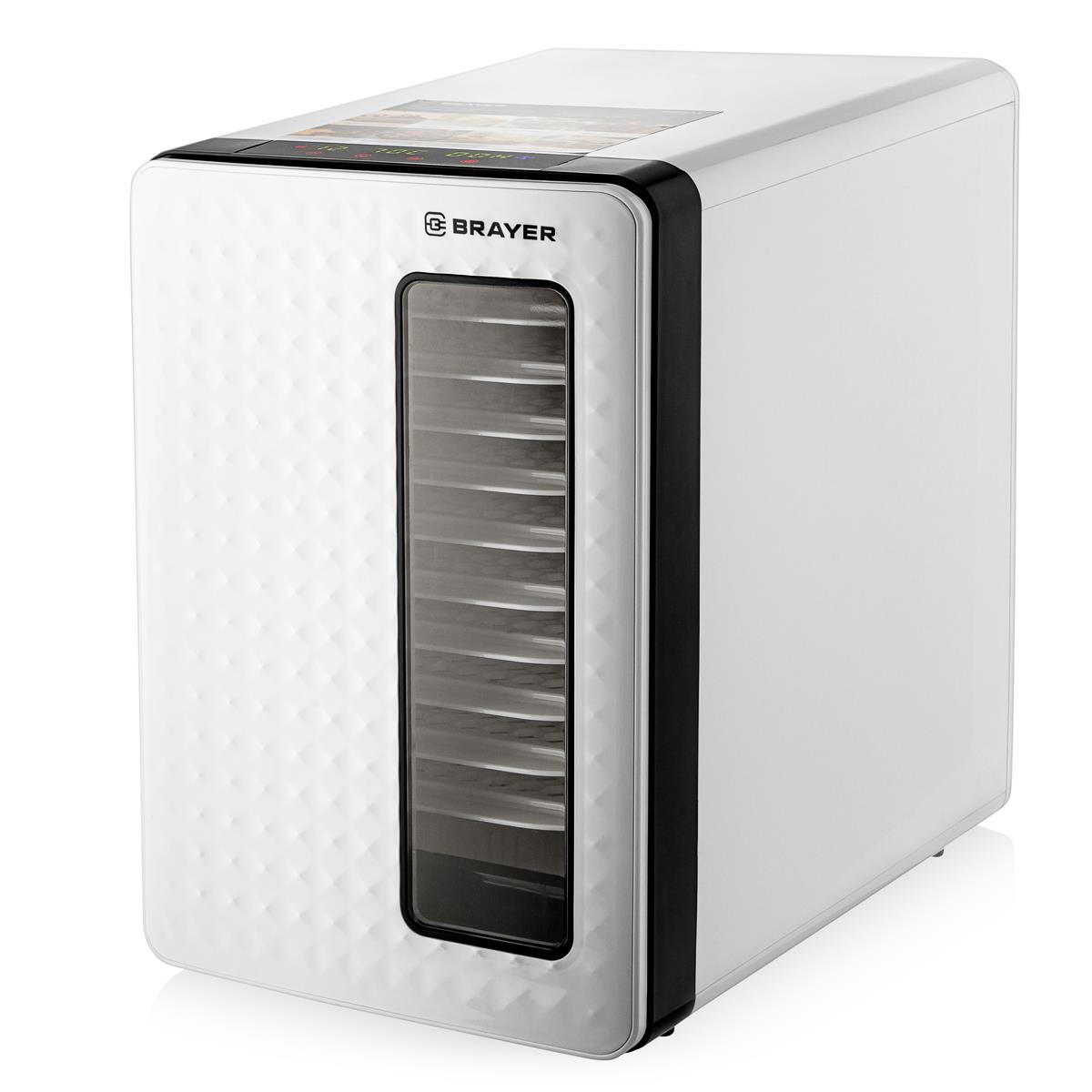 Изображение Сушилка для овощей Brayer BR1904 (поддонов 10 шт, 550 Вт , белый)