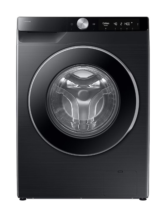 Изображение Стиральная машина Samsung WW90DG6U34LBLP, черный (фронтальная, 9 кг, 1400 об/мин )