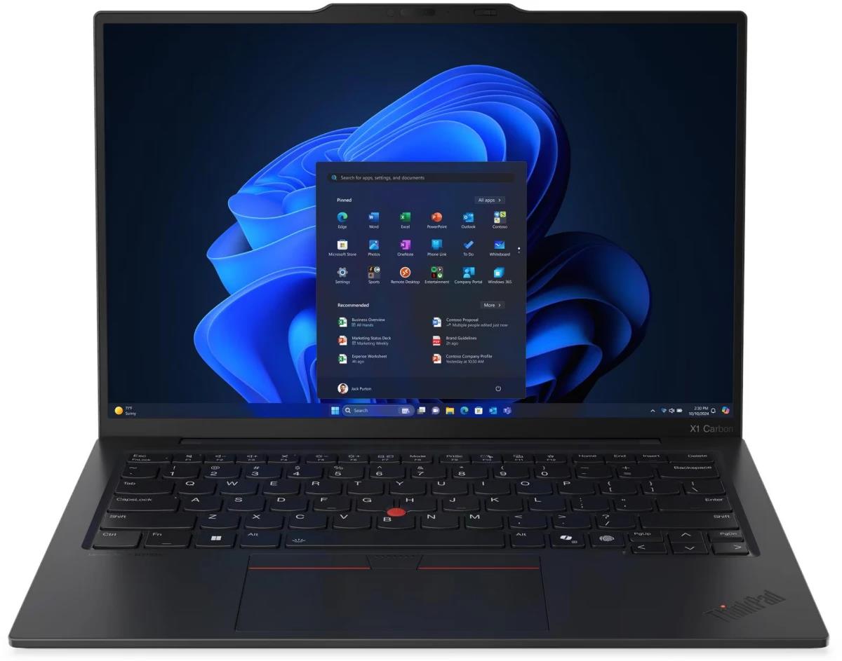 Изображение Ноутбук Lenovo ThinkPad X1 Carbon Gen 13 Aura Edition (Intel 265H 2200 МГц/ SSD 1024 ГБ  /RAM 32 ГБ/ 14" 2880x1800/VGA встроенная/ Windows 11 Pro) (21NXA038CD)